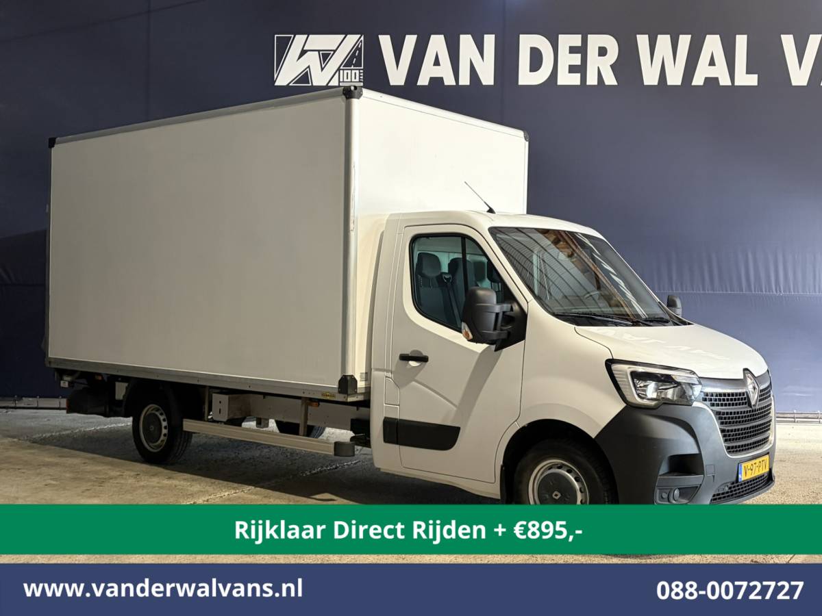 Renault Master Renault Master 2.3 dCi 146pk Bakwagen Laadklep Euro6 *Rijklaar Direct Rijden* Airco | LED | 1000kg laadvermogen Bijrijdersbank Bijrijdersbank