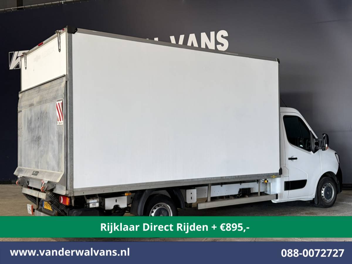 Renault Master Renault Master 2.3 dCi 146pk Bakwagen Laadklep Euro6 *Rijklaar Direct Rijden* Airco | LED | 1000kg laadvermogen Bijrijdersbank Bijrijdersbank