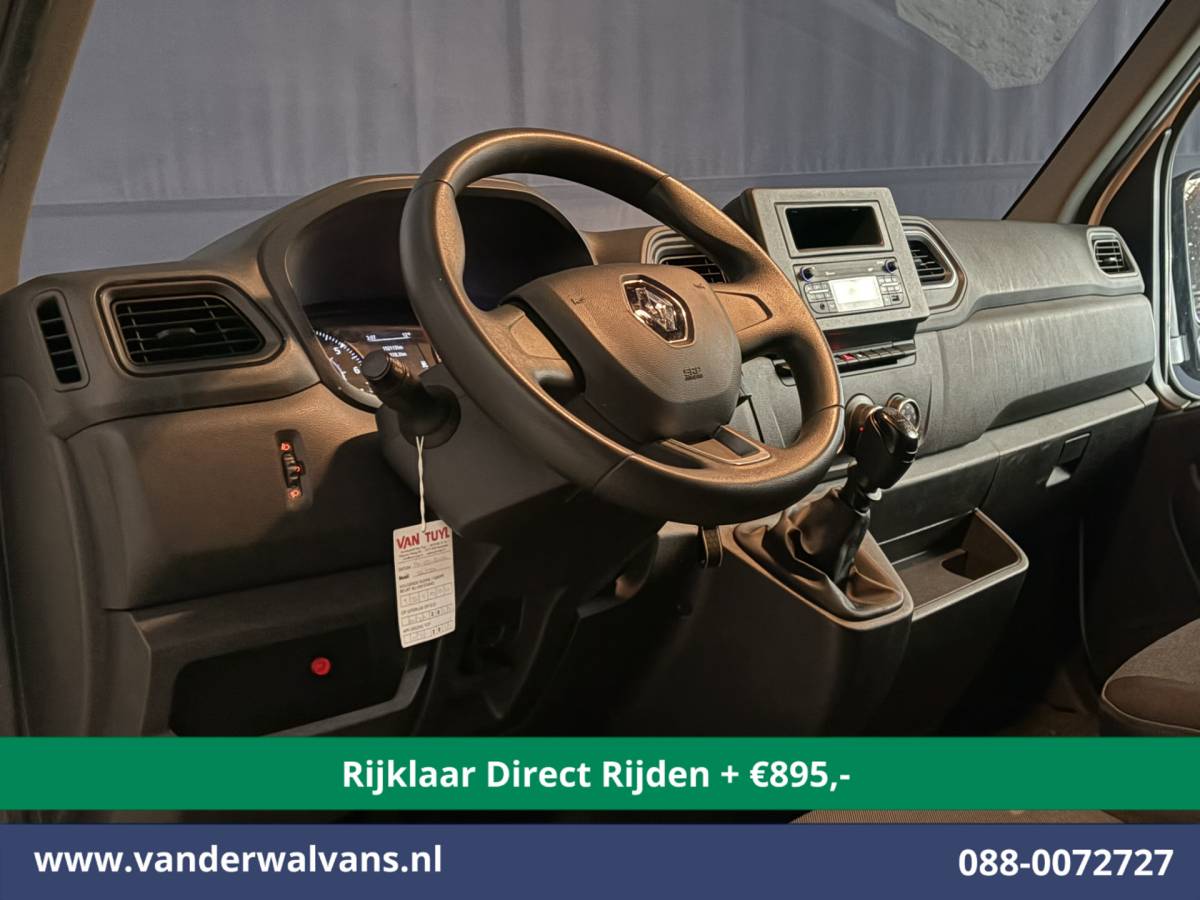 Renault Master Renault Master 2.3 dCi 146pk Bakwagen Laadklep Euro6 *Rijklaar Direct Rijden* Airco | LED | 1000kg laadvermogen Bijrijdersbank Bijrijdersbank