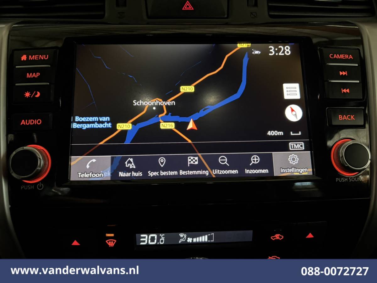 Nissan Navara Nissan Navara 2.3 dCi 164pk 4×4 Aandrijving Euro6 Airco | 3500kg trekhaak | Camera | Cruisecontrol | LM Velgen | Navigatie,
