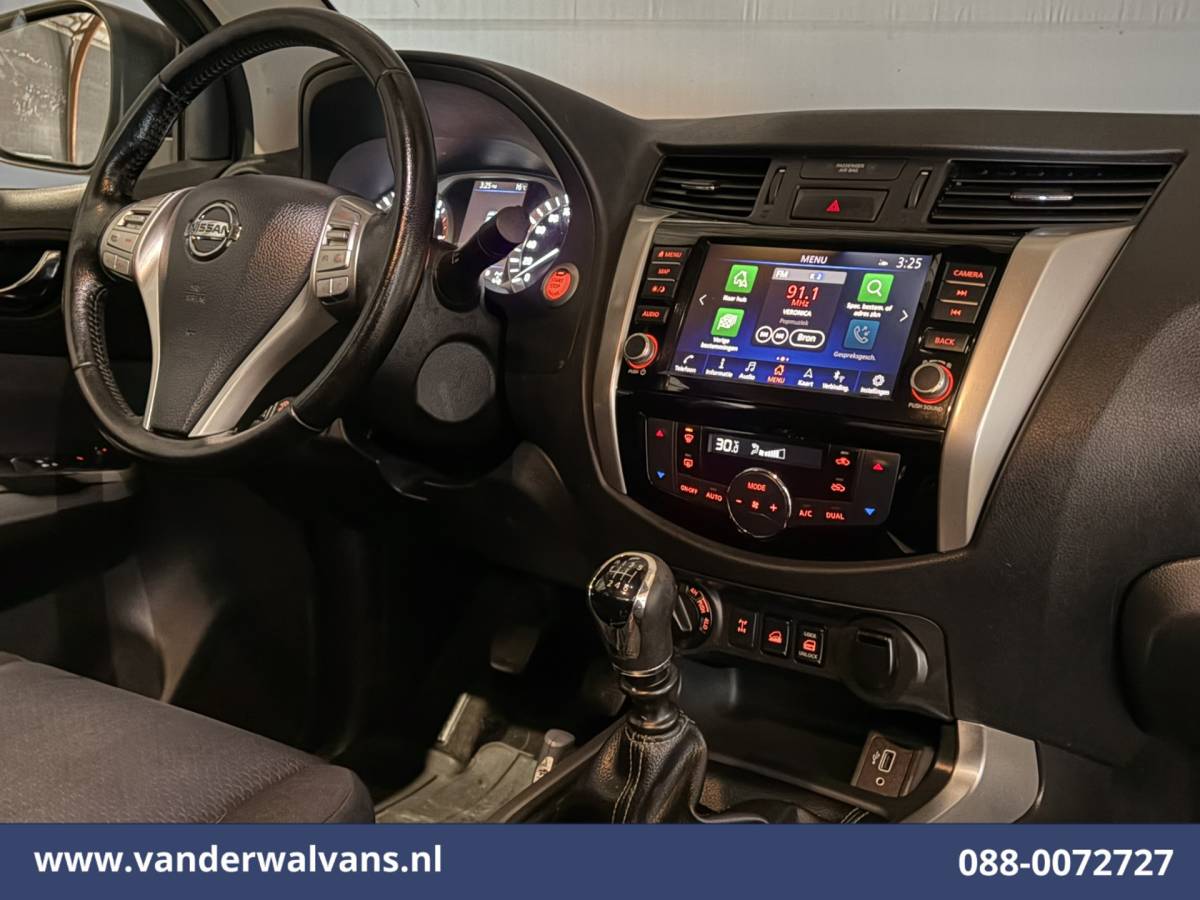 Nissan Navara Nissan Navara 2.3 dCi 164pk 4×4 Aandrijving Euro6 Airco | 3500kg trekhaak | Camera | Cruisecontrol | LM Velgen | Navigatie,