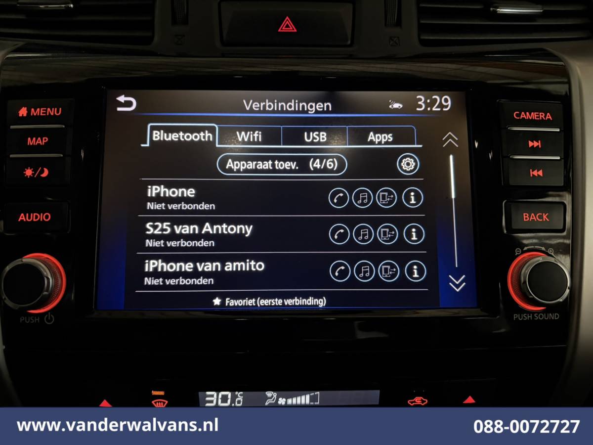 Nissan Navara Nissan Navara 2.3 dCi 164pk 4×4 Aandrijving Euro6 Airco | 3500kg trekhaak | Camera | Cruisecontrol | LM Velgen | Navigatie,