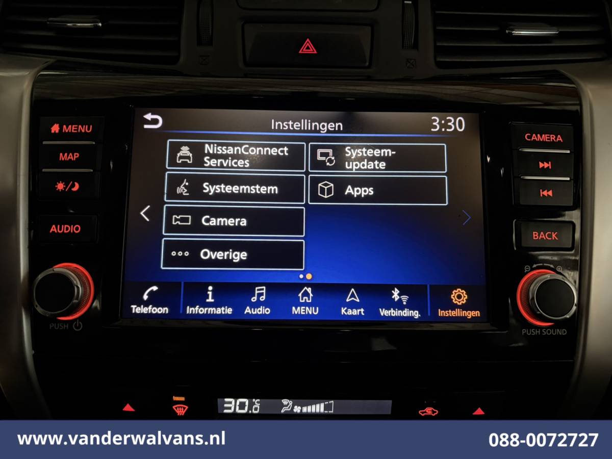 Nissan Navara Nissan Navara 2.3 dCi 164pk 4×4 Aandrijving Euro6 Airco | 3500kg trekhaak | Camera | Cruisecontrol | LM Velgen | Navigatie,