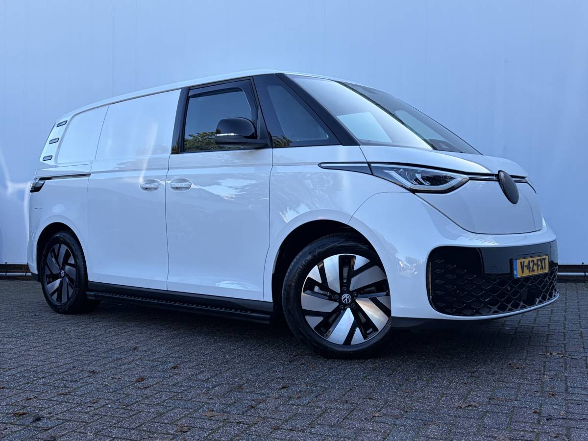 Volkswagen ID. Buzz Cargo Volkswagen 3-Pers ID. Buzz Cargo 77kWh Trekhaak Adap.Cruise Carplay Camera Orig.NL 1998KM!