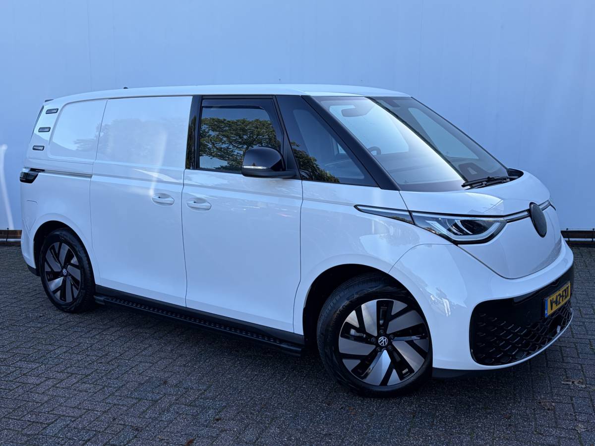 Volkswagen ID. Buzz Cargo Volkswagen 3-Pers ID. Buzz Cargo 77kWh Trekhaak Adap.Cruise Carplay Camera Orig.NL 1998KM!