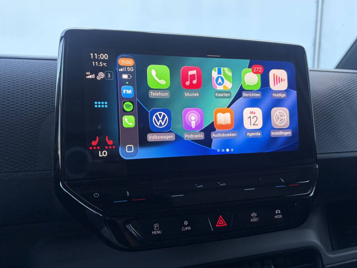 Volkswagen ID. Buzz Cargo Volkswagen 3-Pers ID. Buzz Cargo 77kWh Trekhaak Adap.Cruise Carplay Camera Orig.NL 1998KM!
