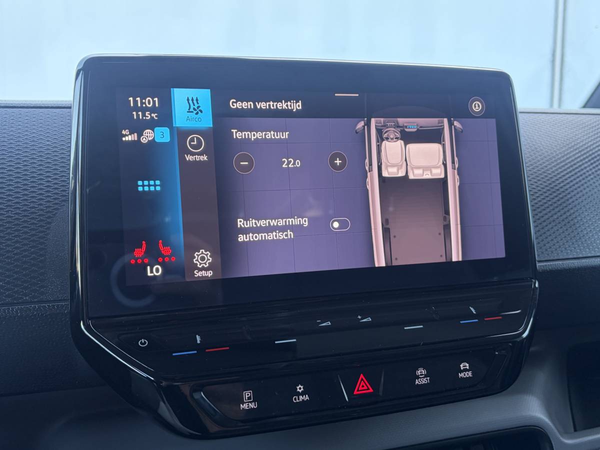 Volkswagen ID. Buzz Cargo Volkswagen 3-Pers ID. Buzz Cargo 77kWh Trekhaak Adap.Cruise Carplay Camera Orig.NL 1998KM!