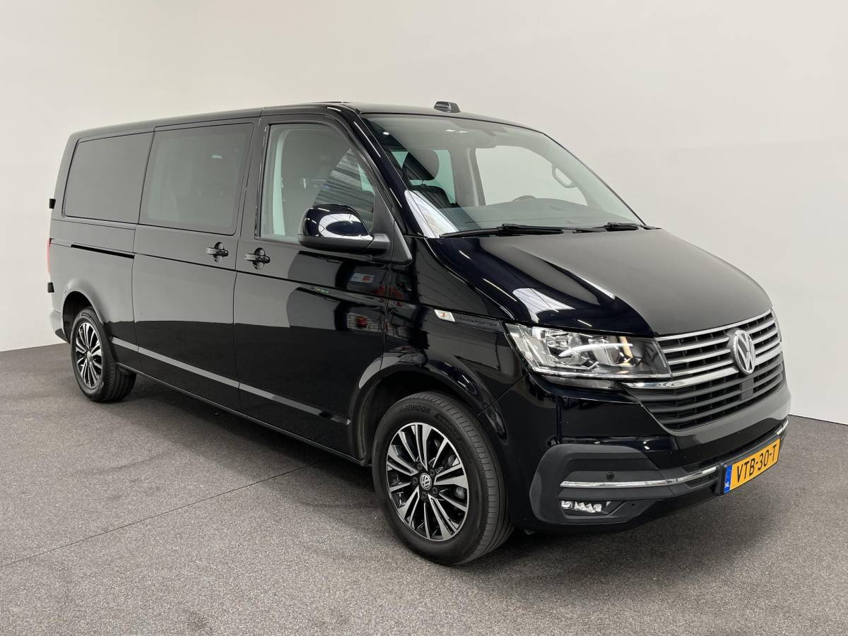 Volkswagen Transporter Volkswagen Transporter 2.0 TDI L2H1 Dubbele Cabine Highline Automaat Airco Cruise Control Apple Carplay/Android Auto Trekhaak Parkeersensoren