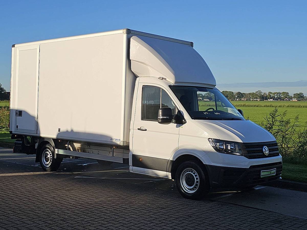 Volkswagen Crafter VOLKSWAGEN CRAFTER 35 2.0 Bakwagen Laadklep Zijdeur Lat-om-Lat Betimmerd Spoiler Euro6140Pk Bpm-Vrij!