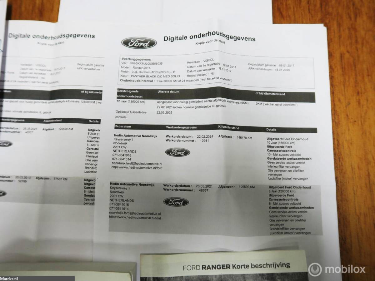 Ford Ranger Ford Ranger 3.2 TDCi Wildtrak Supercab AUTOMAAT EURO 6