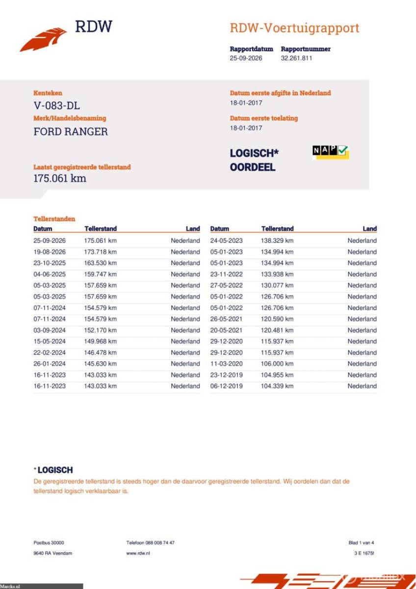 Ford Ranger Ford Ranger 3.2 TDCi Wildtrak Supercab AUTOMAAT EURO 6