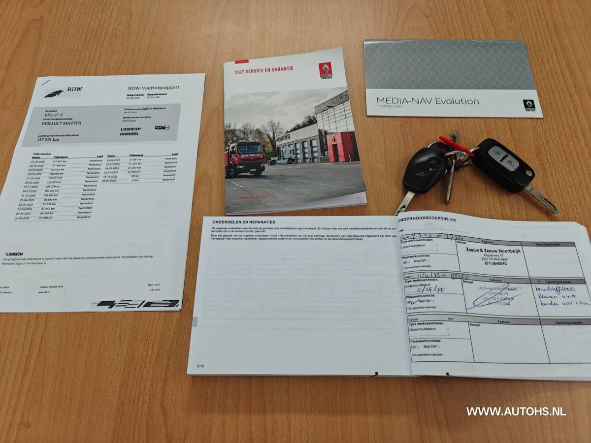 Renault Master Renault Master T35 2.3 dCi 135 L2H2 Work Edition ,Apk okt. 2027, Airco , navi , camera , 1e Eig , Euro 6