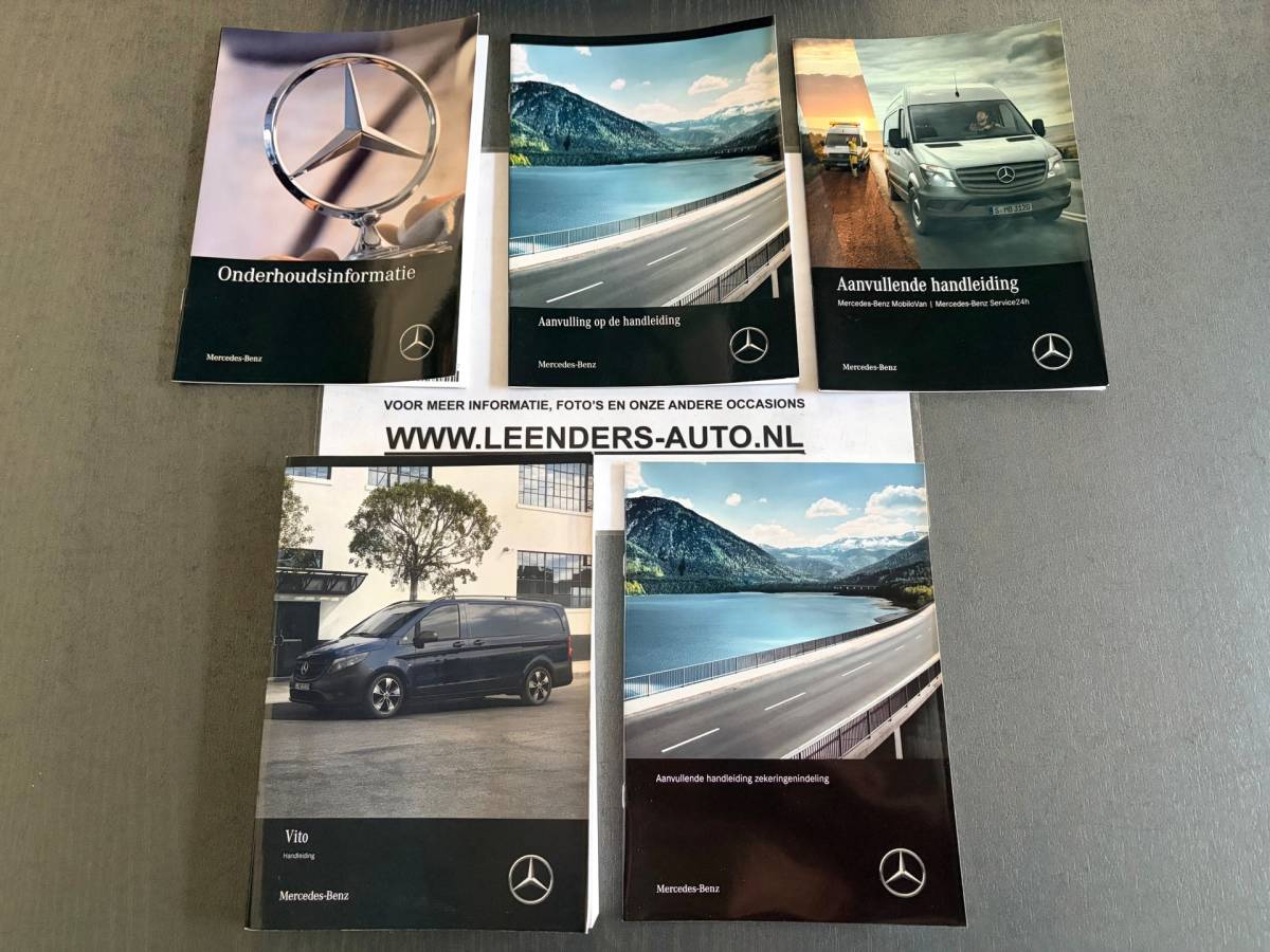 Mercedes-Benz Vito Mercedes-Benz Vito Automaat 116 CDI 160pk euro6 Lang L2H1, 3Persoons, Airco, CruiseControl, Navigatie, Trekhaak, RIJKLAARPRIJS!