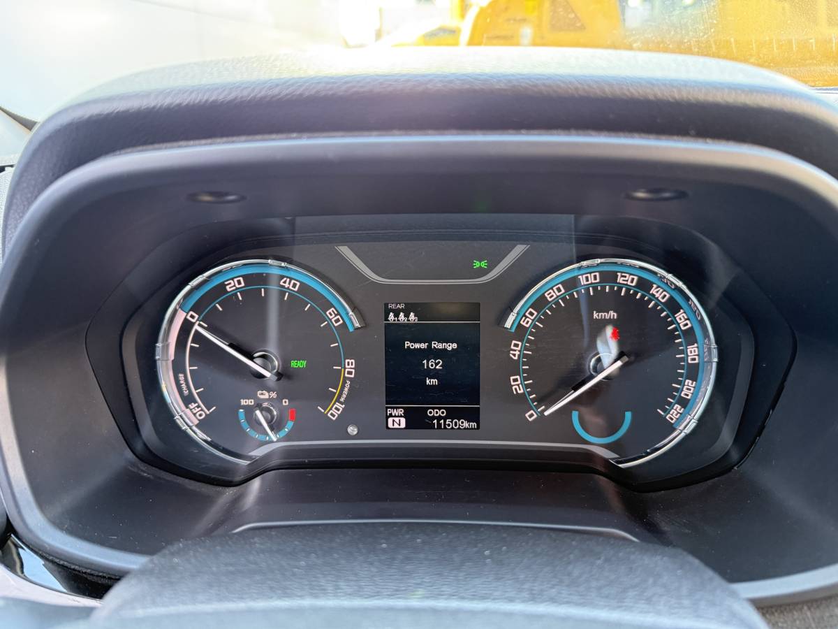 Maxus T90 EV Elektrisch Pickup 471km WLTP 93.4% (SOH) Snelladen LED Climate control Carplay Camera Elektrisch verstelbare lederen stoelen 4×2 Pick-Up Dubbele cabine