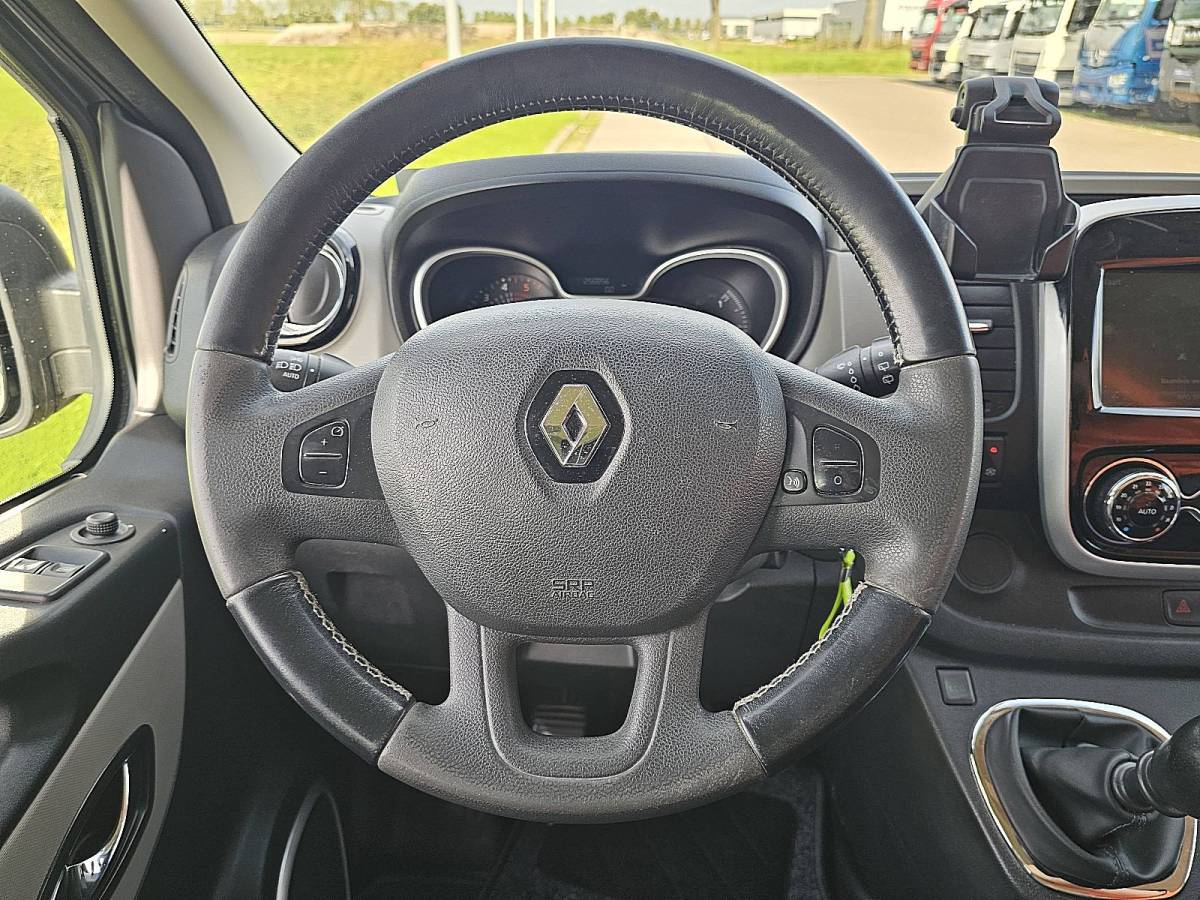 Renault Trafic RENAULT TRAFIC 1.6 DCI L2H1 dubbel cabine lang leder carplay climatronic EURO6 dubbele schuifdeur!