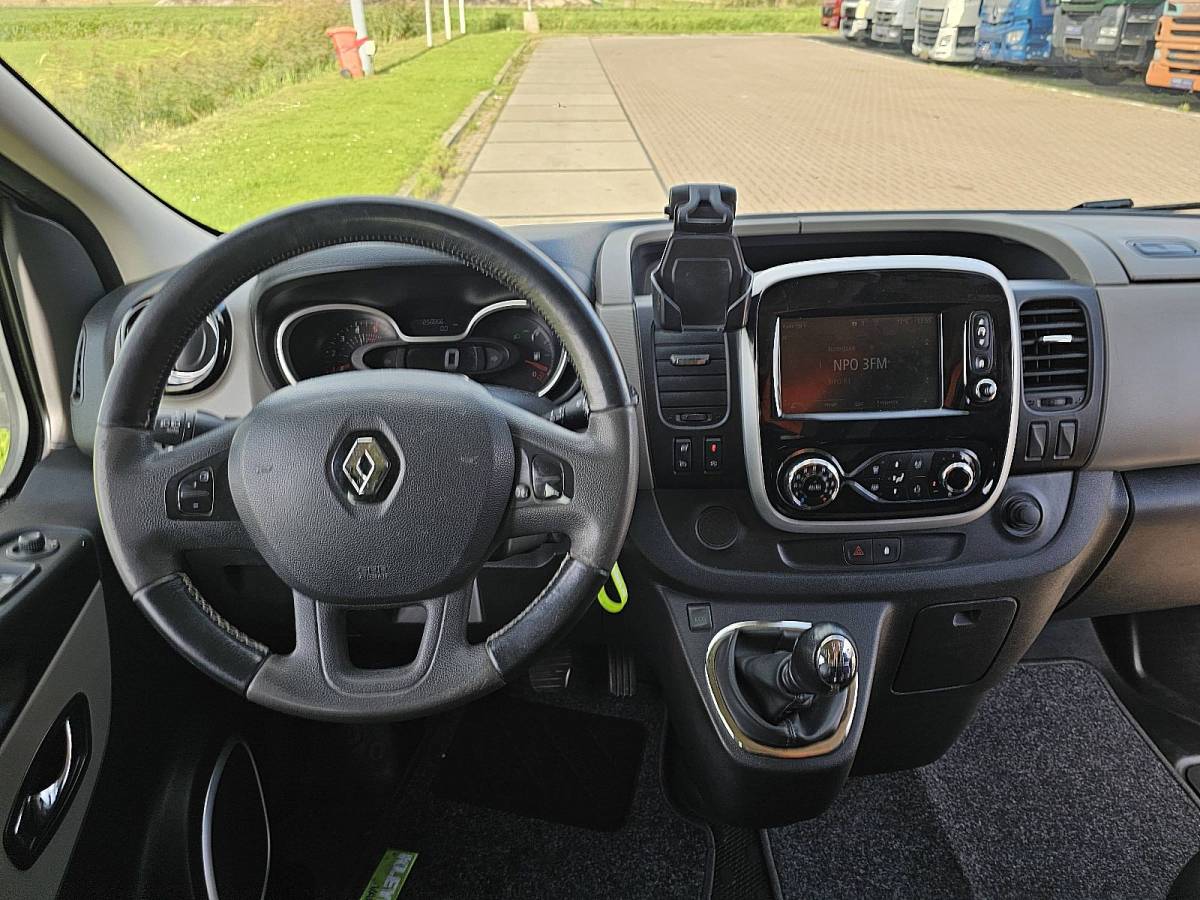 Renault Trafic RENAULT TRAFIC 1.6 DCI L2H1 dubbel cabine lang leder carplay climatronic EURO6 dubbele schuifdeur!