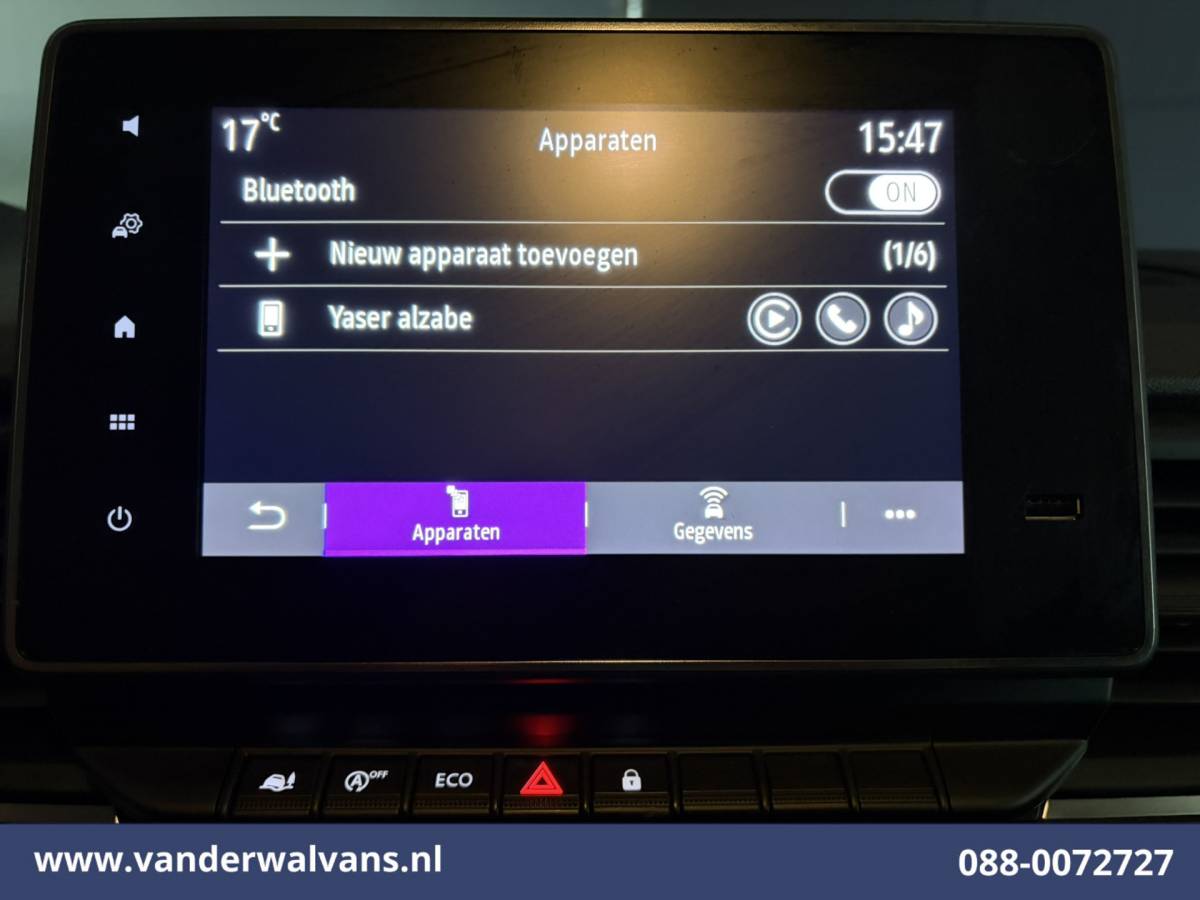 Renault Trafic Renault Trafic 2.0 Blue dCi 130pk L2H1 Euro6 Airco | LED |  2500kg Trekhaak | Cruisecontrol Parkeersensoren, Bijrijdersbank