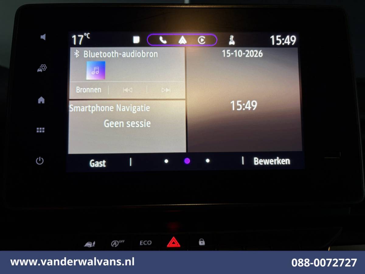 Renault Trafic Renault Trafic 2.0 Blue dCi 130pk L2H1 Euro6 Airco | LED |  2500kg Trekhaak | Cruisecontrol Parkeersensoren, Bijrijdersbank