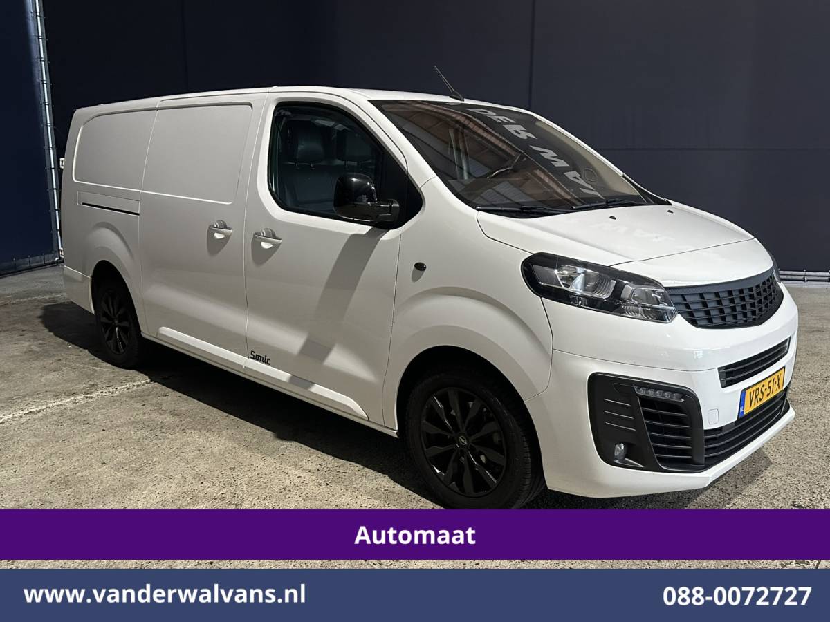 Opel Vivaro Opel Vivaro 2.0 CDTI 177pk Automaat L3H1 Inrichting Euro6 Airco | Camera | Navigatie | Apple Carplay | LM Velgen | Leder Android Auto, Cruisecontrol, 2500kg Trekhaak, Parkeersensoren, Bijrijdersbank