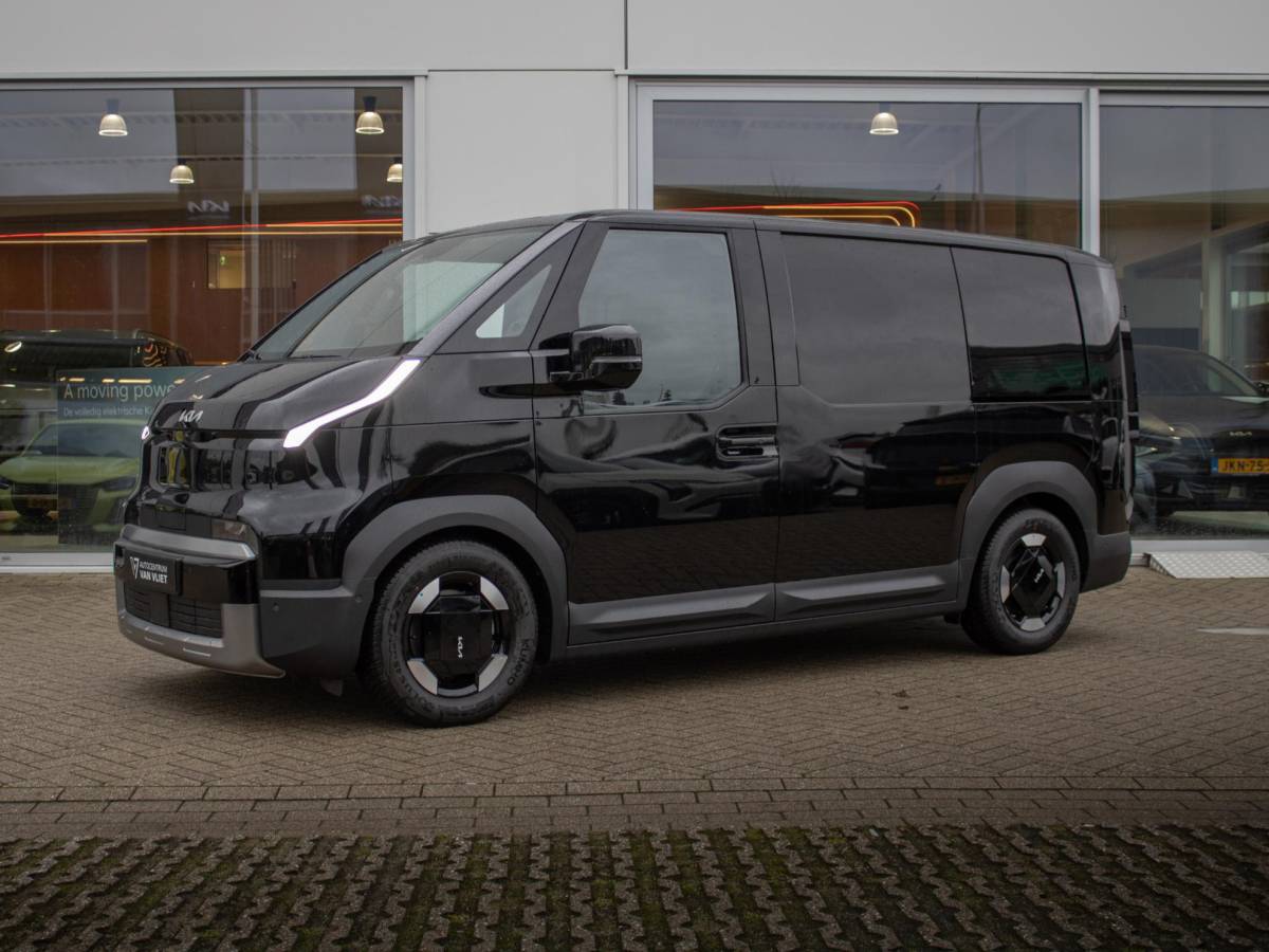 Kia PV5 Kia PV5 L2H1 Elite Executive 71.2 kWh 2 Schuifdeuren | VOORRAAD | SNEL LEVERBAAR | PDC | 360 Graden Camera | Clima | Adapt. Cruise | BSM | Midden Airbag | 16″ | Stoelverwarming & ventilatie | V2L