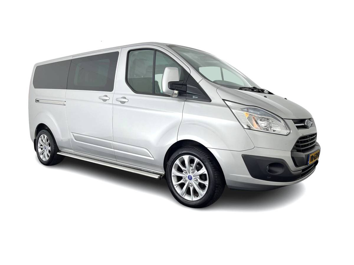 Ford Transit Custom Ford Transit Custom 290 2.2 TDCI L2H1 Limited DC *DUBBEL-CABINE | DUBBELE-SCHUIFDEUR | LEATHER | NAVI-FULLMAP | CAMERA | AIRCO | CRUISE | PDC | 16”ALU | TOWBAR*