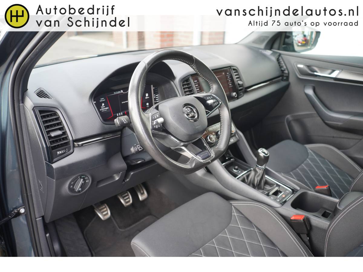 Škoda Karoq ŠKODA Karoq 1.5 TSI ACT 150PK SPORTLINE BUSINESS VOL LUXE PANORAMADAK ZWARTE HEMEL CAMERA STOEL+STUURVERWARMING ADAPTIEVE CRUISE ANDROID/APPLECARPLAY NAVI CLIMA PDC V+A BLUETOOTH 18INCH ENZ…