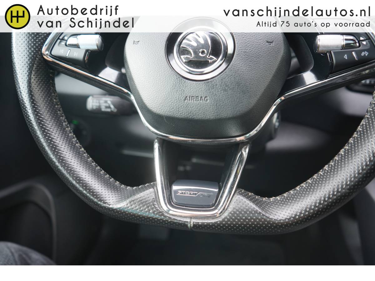 Škoda Karoq ŠKODA Karoq 1.5 TSI ACT 150PK SPORTLINE BUSINESS VOL LUXE PANORAMADAK ZWARTE HEMEL CAMERA STOEL+STUURVERWARMING ADAPTIEVE CRUISE ANDROID/APPLECARPLAY NAVI CLIMA PDC V+A BLUETOOTH 18INCH ENZ…