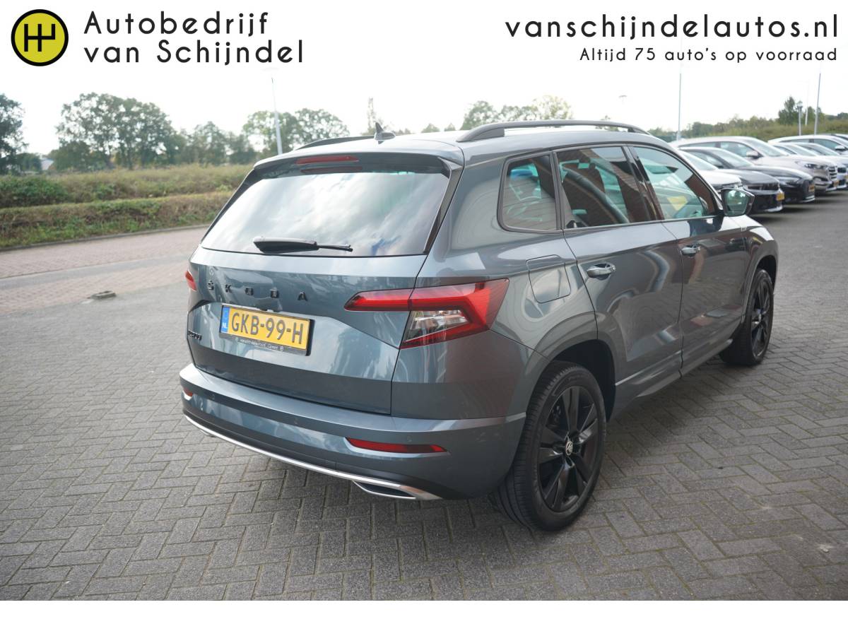 Škoda Karoq ŠKODA Karoq 1.5 TSI ACT 150PK SPORTLINE BUSINESS VOL LUXE PANORAMADAK ZWARTE HEMEL CAMERA STOEL+STUURVERWARMING ADAPTIEVE CRUISE ANDROID/APPLECARPLAY NAVI CLIMA PDC V+A BLUETOOTH 18INCH ENZ…