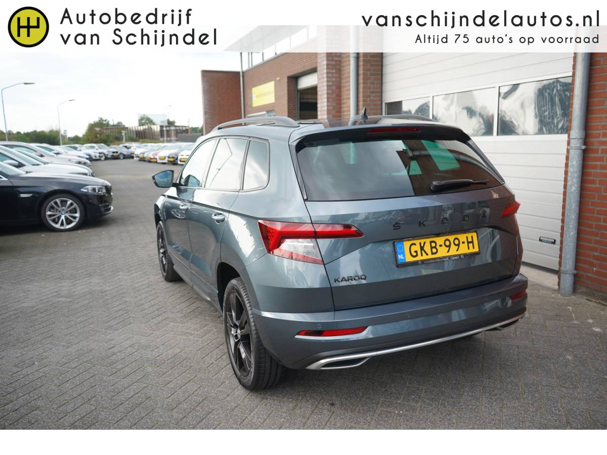 Škoda Karoq ŠKODA Karoq 1.5 TSI ACT 150PK SPORTLINE BUSINESS VOL LUXE PANORAMADAK ZWARTE HEMEL CAMERA STOEL+STUURVERWARMING ADAPTIEVE CRUISE ANDROID/APPLECARPLAY NAVI CLIMA PDC V+A BLUETOOTH 18INCH ENZ…