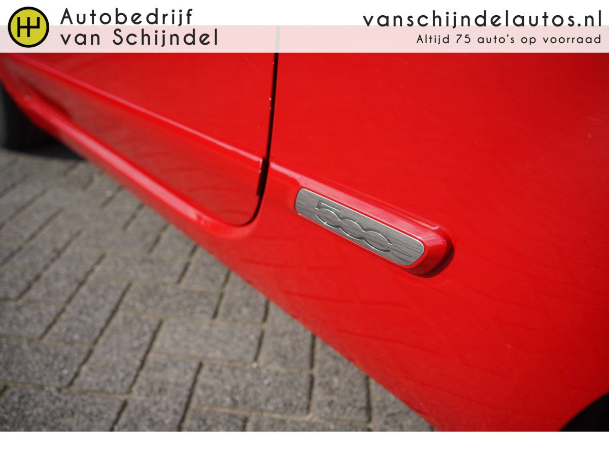 Fiat 500 Fiat 500 1.0 HYBRID DOLCEVITA SEPT 2021 ORIGINEEL NEDERLANDS PANORAMADAK LEDER ECC AIRCO CRUISECONTROL PARKEERSENSOREN BLUETOOTH 15INCH LMV ELECTR.RAMEN/SPIEGELS