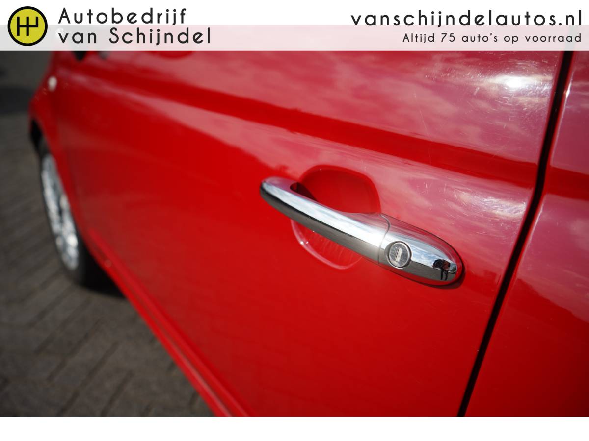 Fiat 500 Fiat 500 1.0 HYBRID DOLCEVITA SEPT 2021 ORIGINEEL NEDERLANDS PANORAMADAK LEDER ECC AIRCO CRUISECONTROL PARKEERSENSOREN BLUETOOTH 15INCH LMV ELECTR.RAMEN/SPIEGELS