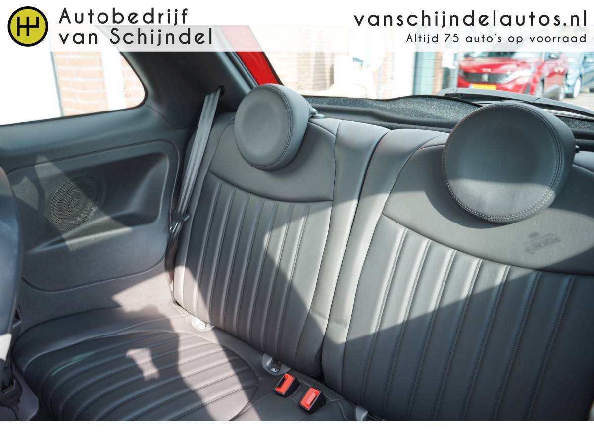 Fiat 500 Fiat 500 1.0 HYBRID DOLCEVITA SEPT 2021 ORIGINEEL NEDERLANDS PANORAMADAK LEDER ECC AIRCO CRUISECONTROL PARKEERSENSOREN BLUETOOTH 15INCH LMV ELECTR.RAMEN/SPIEGELS