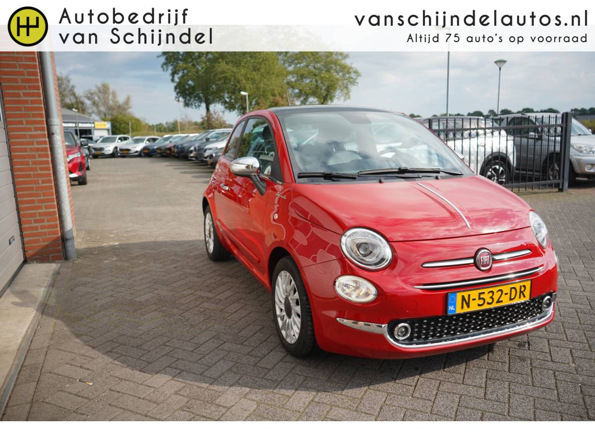 Fiat 500 Fiat 500 1.0 HYBRID DOLCEVITA SEPT 2021 ORIGINEEL NEDERLANDS PANORAMADAK LEDER ECC AIRCO CRUISECONTROL PARKEERSENSOREN BLUETOOTH 15INCH LMV ELECTR.RAMEN/SPIEGELS