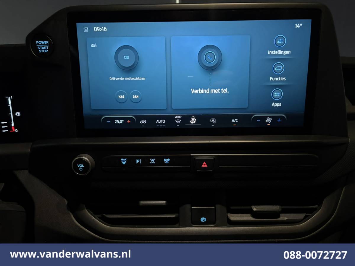 Ford Transit Custom Ford Transit Custom 2.0 TDCI 136pk L2H1 Euro6 Airco | Camera | LED | Apple Carplay | Cruisecontrol Android Auto, Verwarmde Voorruit, Parkeersensoren, Bijrijdersbank, 2740kg trekvermogen