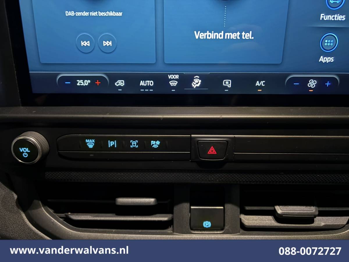 Ford Transit Custom Ford Transit Custom 2.0 TDCI 136pk L2H1 Euro6 Airco | Camera | LED | Apple Carplay | Cruisecontrol Android Auto, Verwarmde Voorruit, Parkeersensoren, Bijrijdersbank, 2740kg trekvermogen