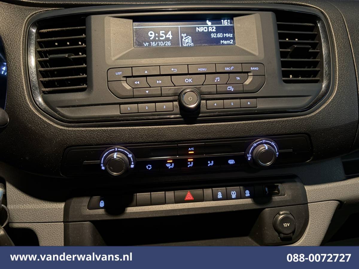 Peugeot Expert Peugeot Expert 2.0 BlueHDI 123pk L3H1 Dubbele Cabine Euro6 Airco | 5-Zits | 2500kg Trekhaak Cruisecontrol, Parkeersensoren