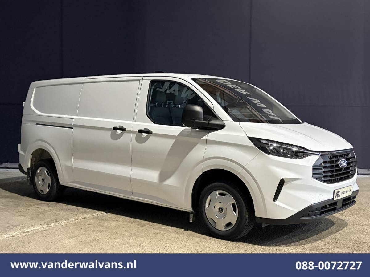 Ford Transit Custom Ford Transit Custom 2.0 TDCI 136pk L2H1 Euro6 Airco | Camera | LED | Apple Carplay, Android Auto Cruisecontrol, Verwarmde Voorruit, Parkeersensoren, Bijrijdersbank, 2740kg laadvermogen