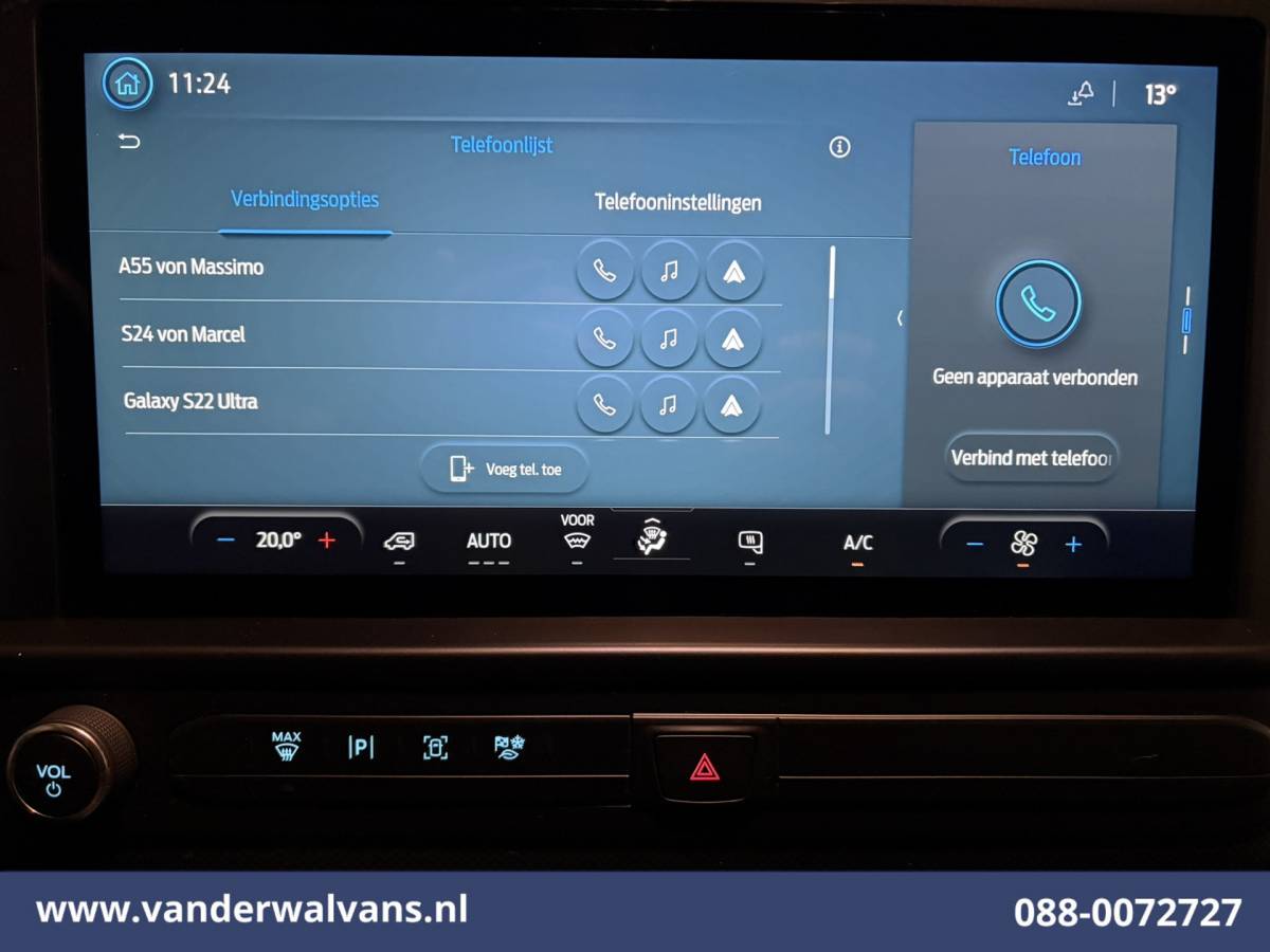 Ford Transit Custom Ford Transit Custom 2.0 TDCI 136pk L2H1 Euro6 Airco | Camera | LED | Apple Carplay, Android Auto Cruisecontrol, Verwarmde Voorruit, Parkeersensoren, Bijrijdersbank, 2740kg laadvermogen