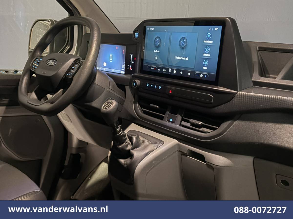 Ford Transit Custom Ford Transit Custom 2.0 TDCI 136pk L2H1 Euro6 Airco | Camera | LED | Apple Carplay, Android Auto Cruisecontrol, Verwarmde Voorruit, Parkeersensoren, Bijrijdersbank, 2740kg laadvermogen