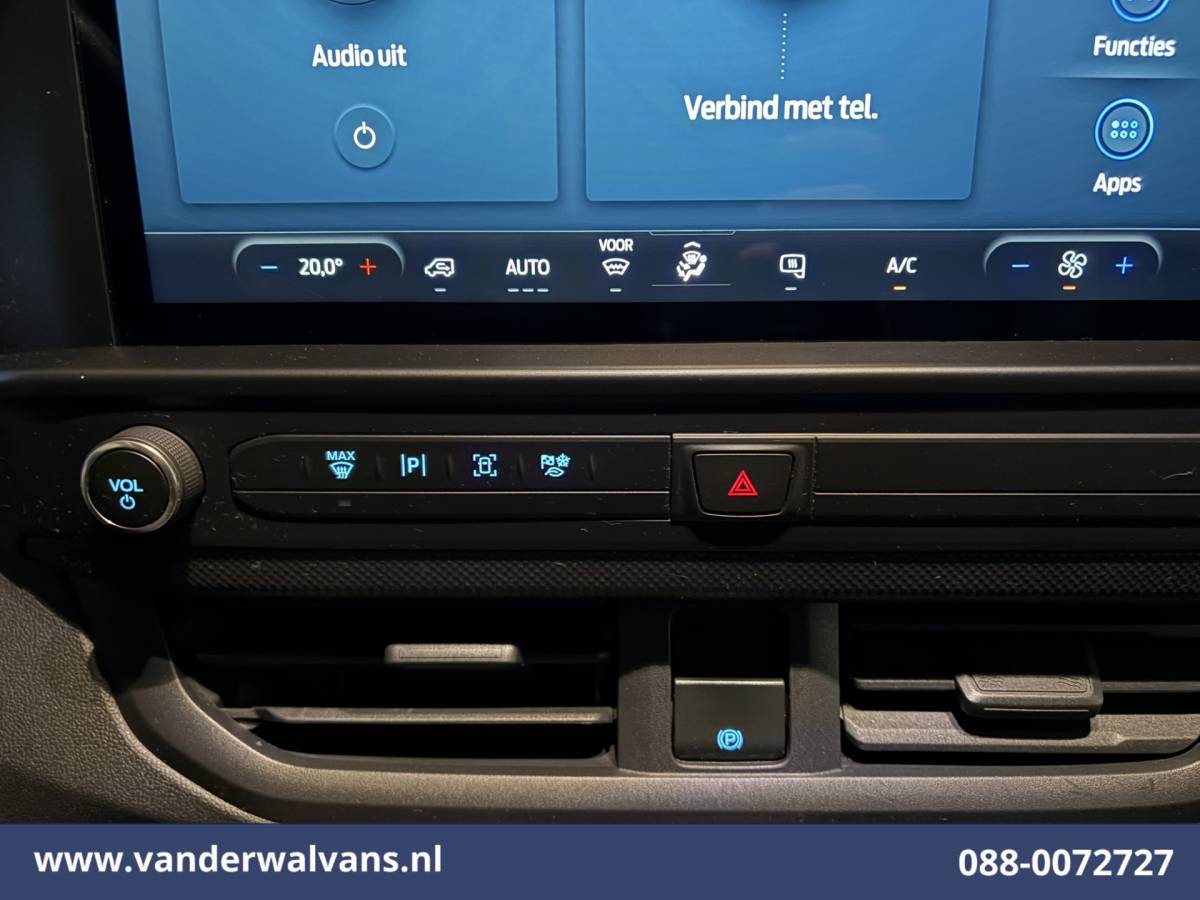 Ford Transit Custom Ford Transit Custom 2.0 TDCI 136pk L2H1 Euro6 Airco | Camera | LED | Apple Carplay, Android Auto Cruisecontrol, Verwarmde Voorruit, Parkeersensoren, Bijrijdersbank, 2740kg laadvermogen