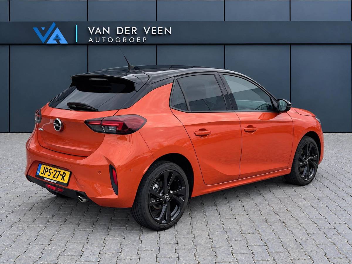 Opel Corsa Opel Corsa 1.2 GS Line | Incl. 12 maanden garantie | Cruise control | Stoel/stuurverwarming | Parkeercamera | Apple carplay/Android auto | Parkeersensoren | 100% onderhouden |
