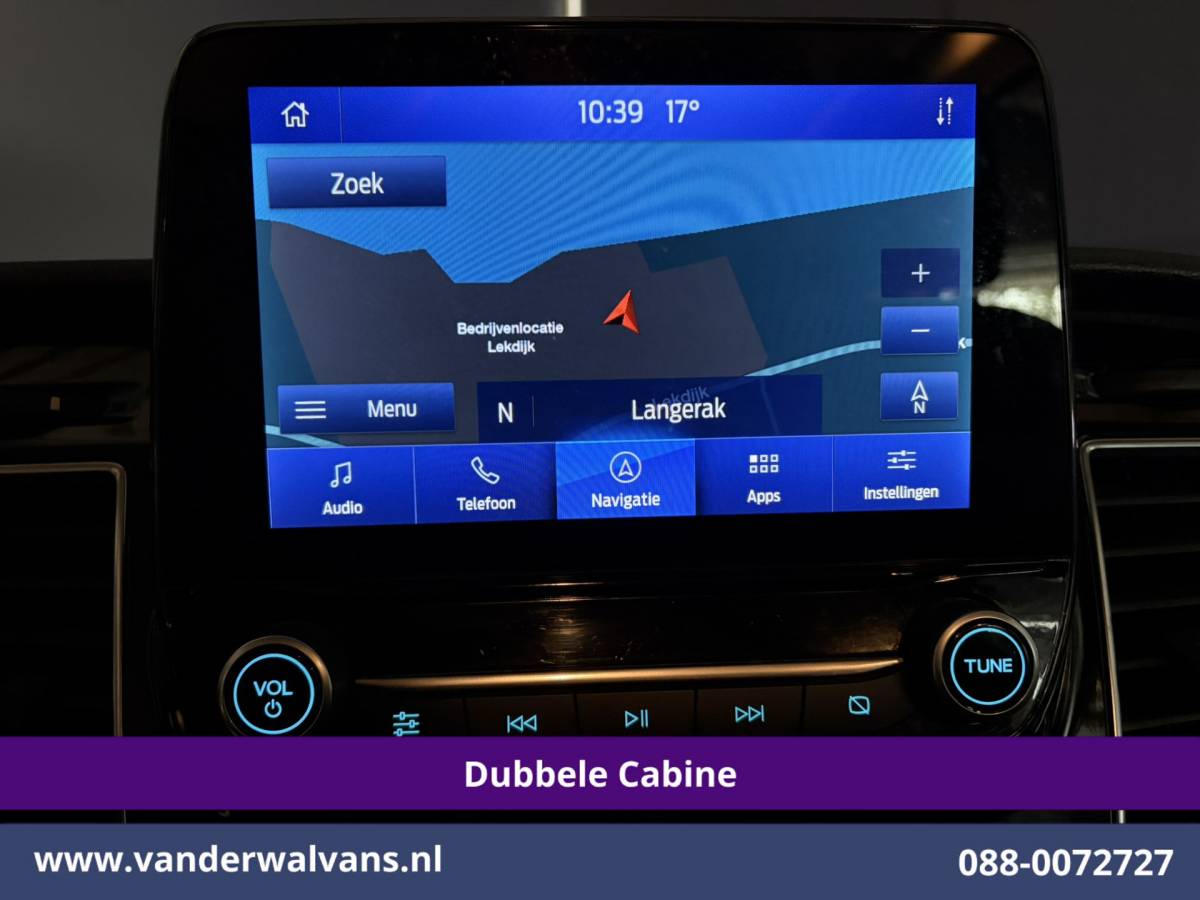 Ford Transit Ford Transit 2.0 TDCI 131pk L3H2 Dubbele Cabine Euro6 Airco | 5-Zits | Navigatie | LED | Apple Carplay Cruisecontrol, Android Auto, Parkeersensoren