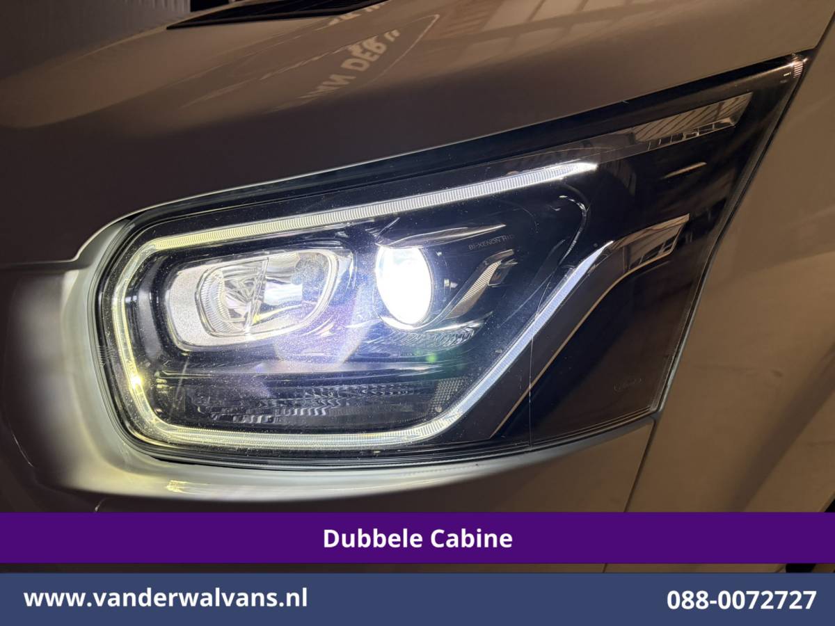 Ford Transit Ford Transit 2.0 TDCI 131pk L3H2 Dubbele Cabine Euro6 Airco | 5-Zits | Navigatie | LED | Apple Carplay Cruisecontrol, Android Auto, Parkeersensoren