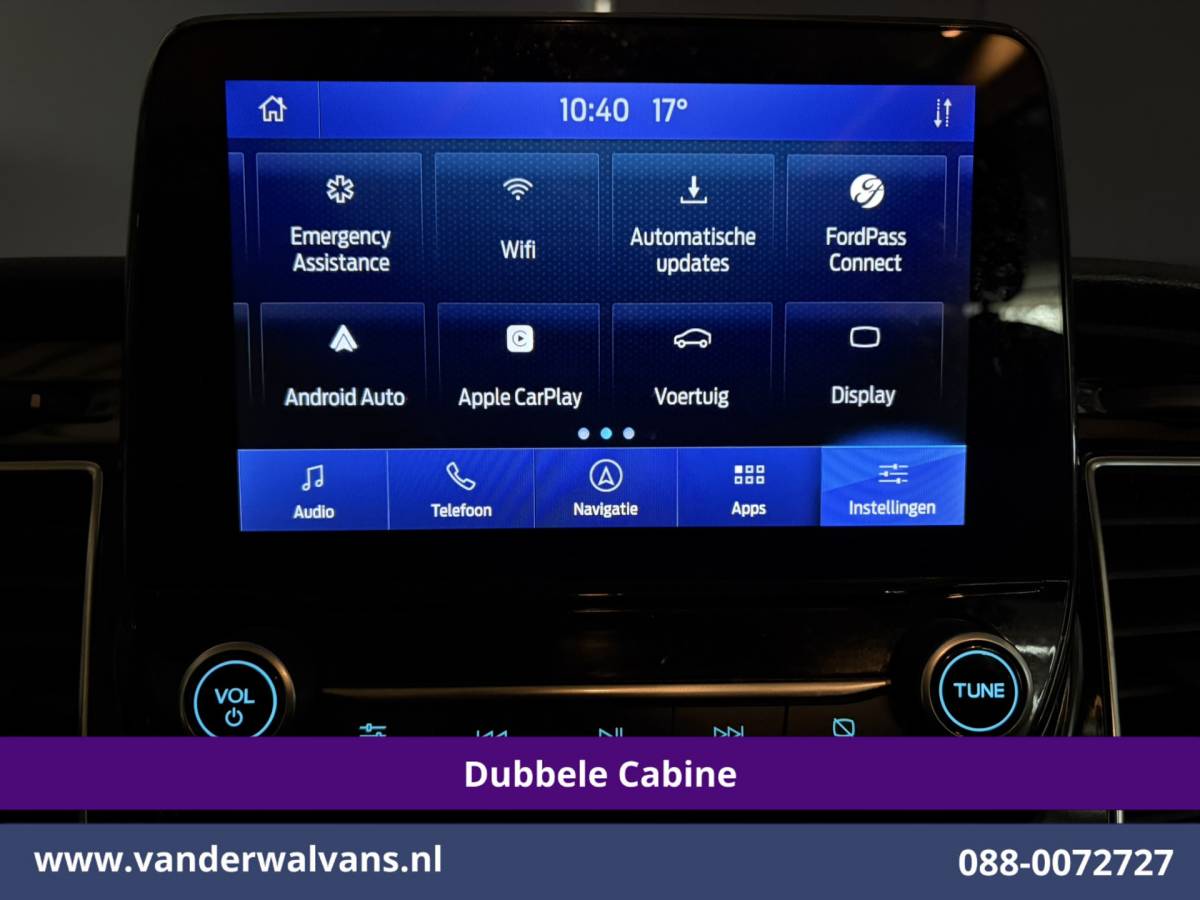 Ford Transit Ford Transit 2.0 TDCI 131pk L3H2 Dubbele Cabine Euro6 Airco | 5-Zits | Navigatie | LED | Apple Carplay Cruisecontrol, Android Auto, Parkeersensoren